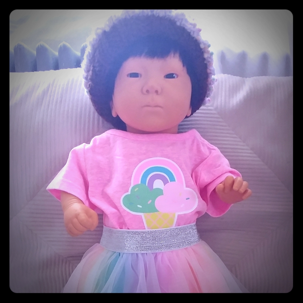4/$20 Onesie Kawaii Rainbow Ice Cream 6-9M / 24 M - Picture 1 of 8